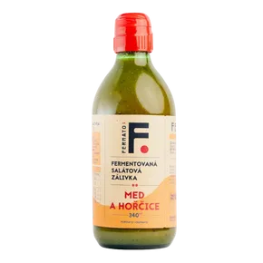 Fermato Fermentovaná rajčatová zálivka Med a hořčice 340 ml
